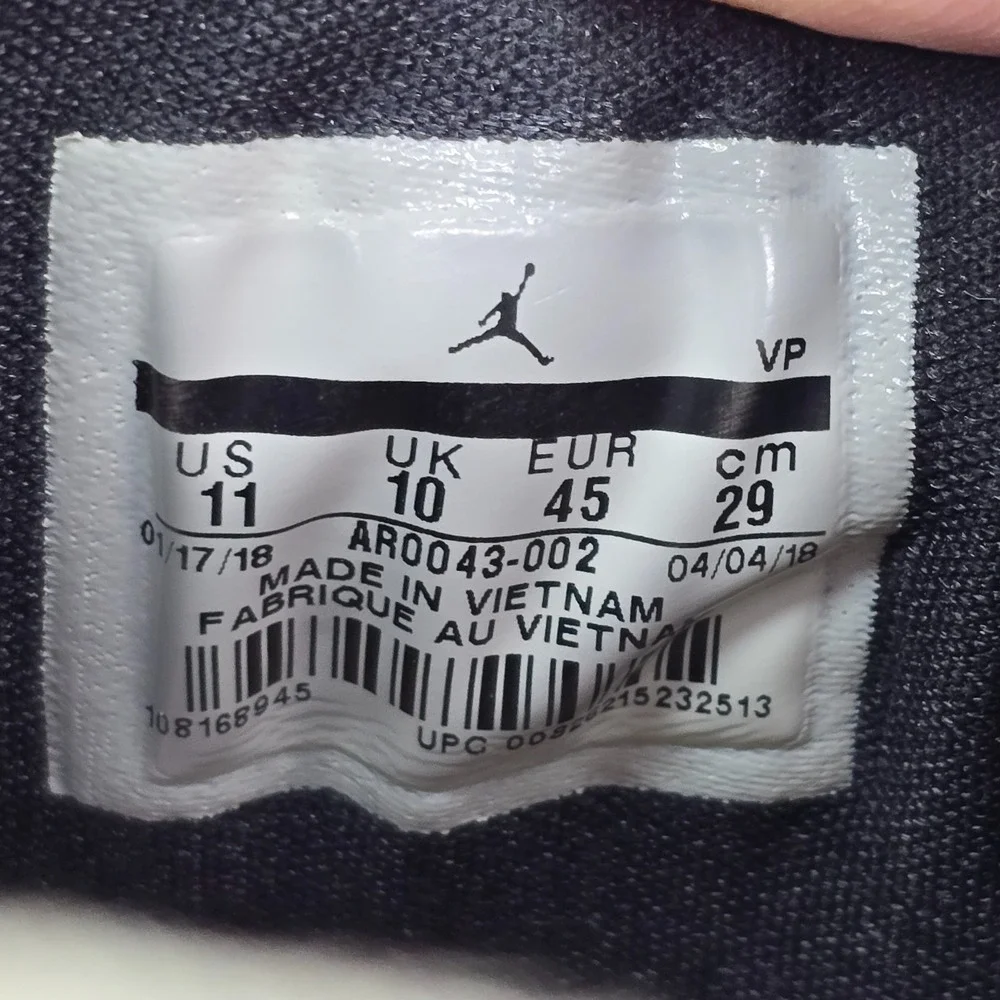 Jordan Why Not Zero.1 Low Phantom Basketball Shoes Mens 11 Speckle AR0043-002